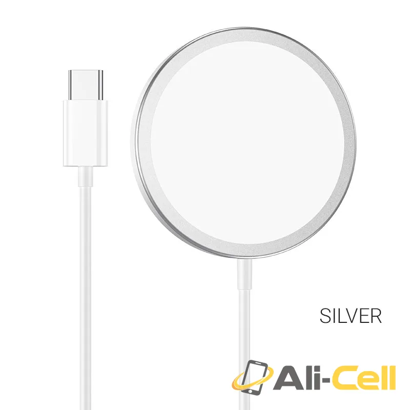 Wireless charger “CW30 Original series” 15W magnetic (Cw30 Silver)