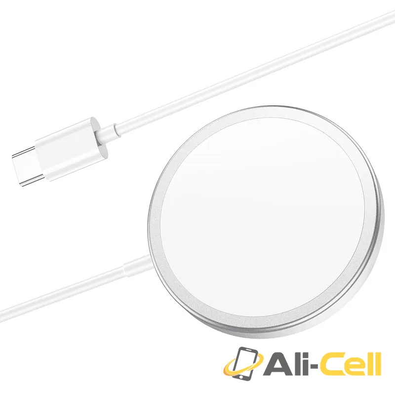 Wireless charger “CW30 Original series” 15W magnetic (Cw30 Silver) — 2