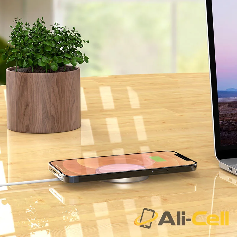 Wireless charger “CW30 Original series” 15W magnetic (Cw30 Silver) — 6