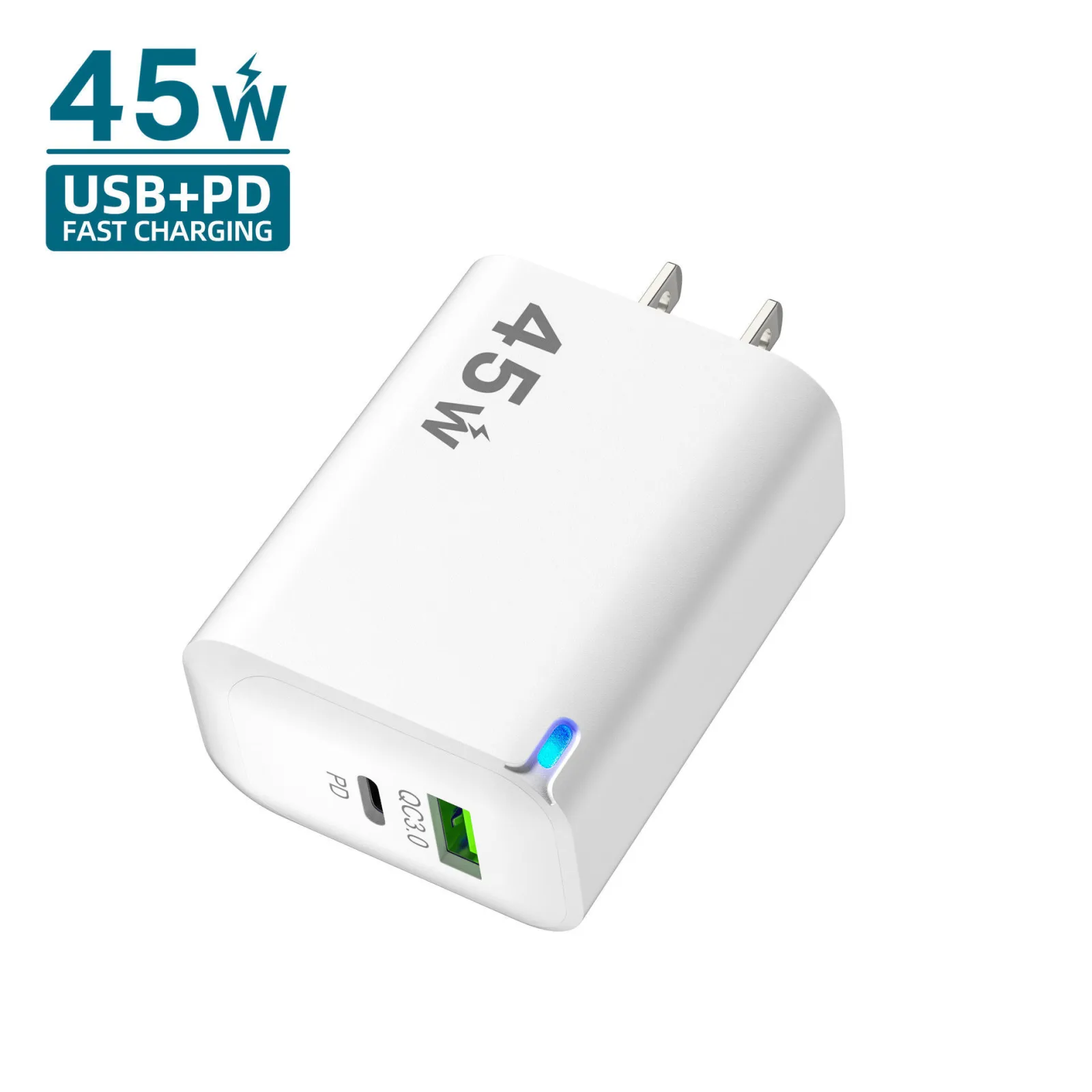 45W QC3.0/PD3.0 OCP/OTP/OVP Fast Charger USB-C — 4