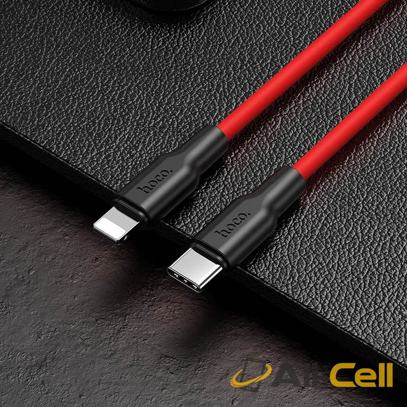 Cable Type-C to Lightning “X21 Plus” PD (X21 Plus Pd Type C Lightning Black White, 1.0m) — 5
