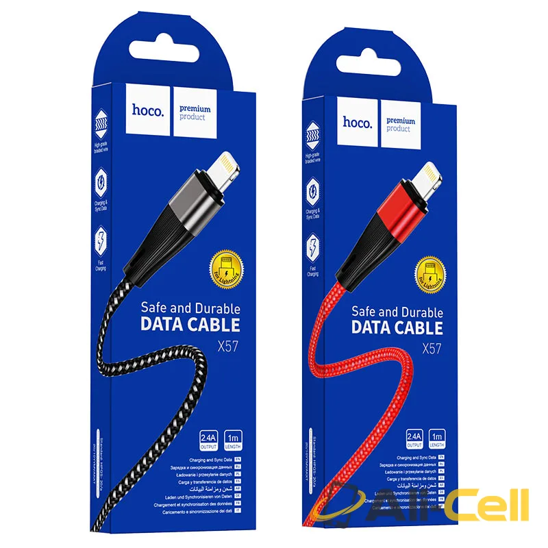 Cable USB to Lightning “X57 Blessing” charging data sync (X57 Lightning Black, 1.0m) — 7