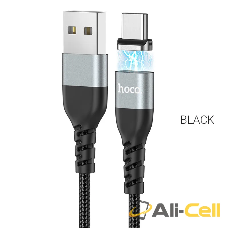 Cable USB to Type-C “U96 Traveller” charging data sync (U96 Type C Black, 1.2m)