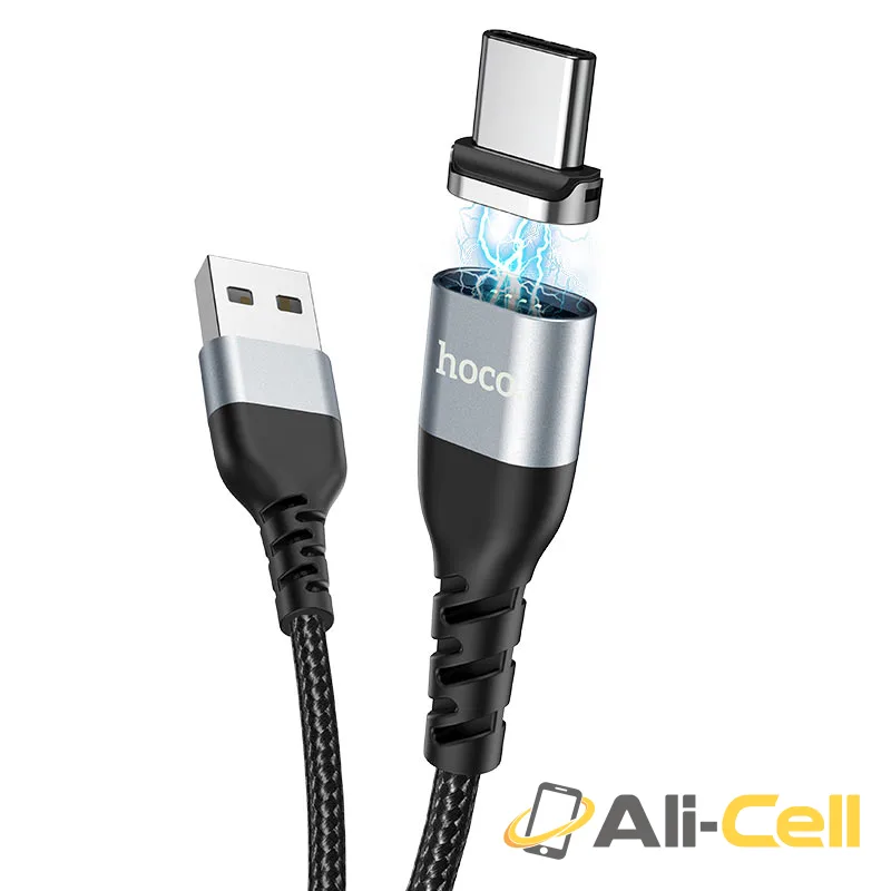 Cable USB to Type-C “U96 Traveller” charging data sync (U96 Type C Black, 1.2m) — 3