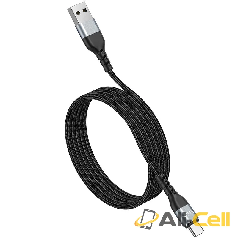 Cable USB to Type-C “U96 Traveller” charging data sync (U96 Type C Black, 1.2m) — 4