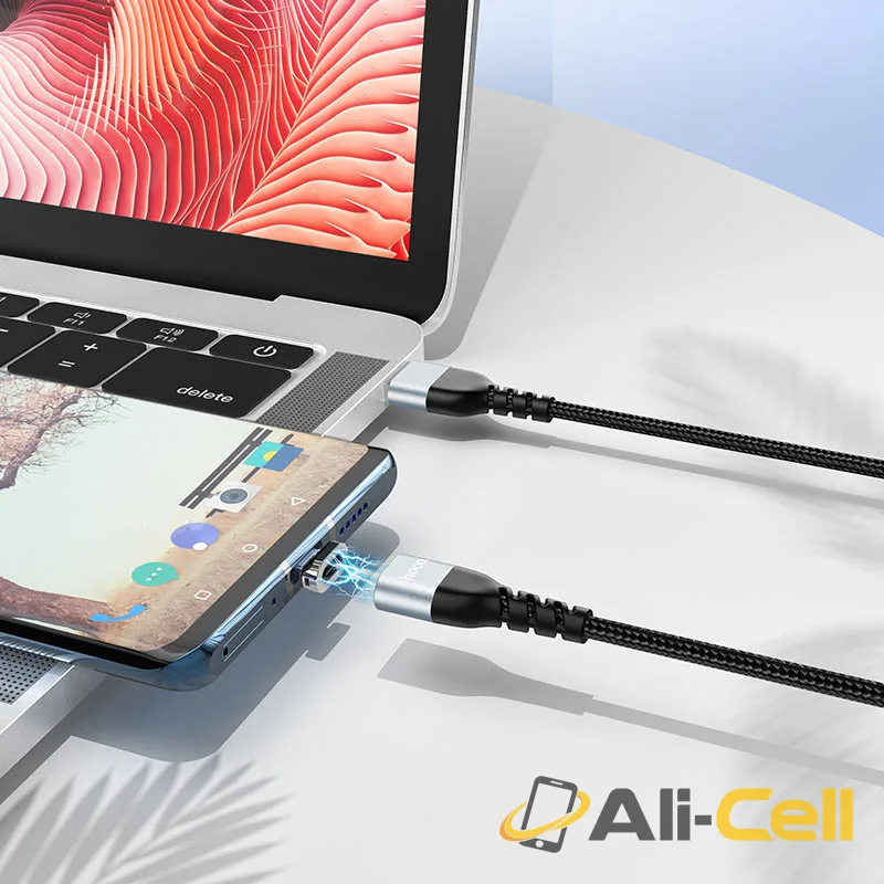Cable USB to Type-C “U96 Traveller” charging data sync (U96 Type C Black, 1.2m) — 5