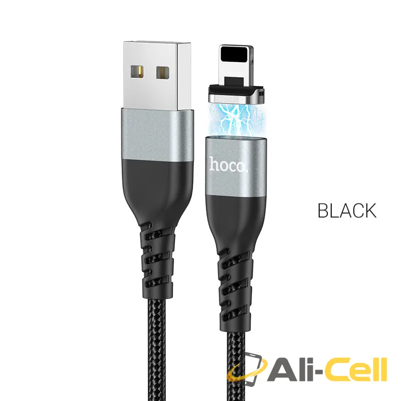 Cable USB to Lightning “U96 Traveller” charging data sync (U96 Lightning Black, 1.2m)