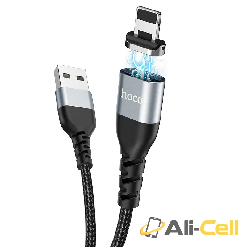 Cable USB to Lightning “U96 Traveller” charging data sync (U96 Lightning Black, 1.2m) — 3