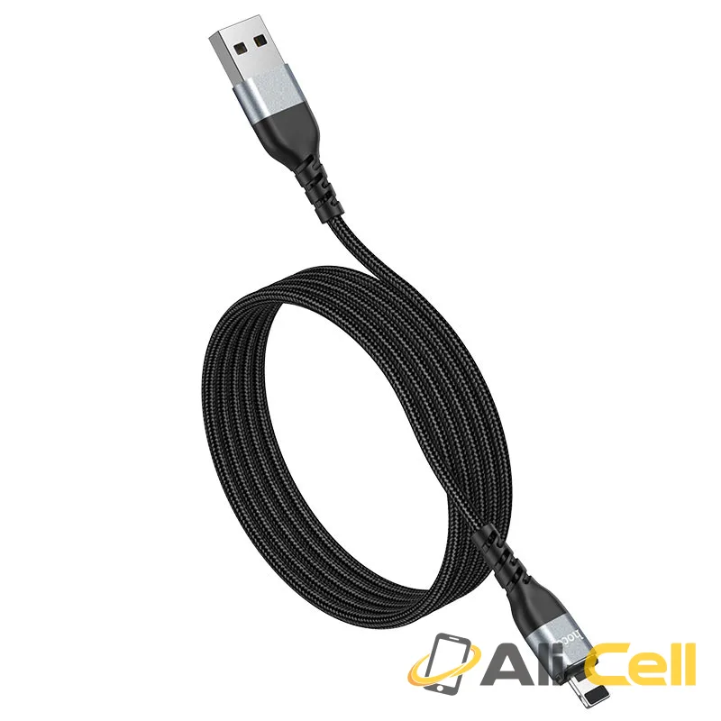 Cable USB to Lightning “U96 Traveller” charging data sync (U96 Lightning Black, 1.2m) — 4