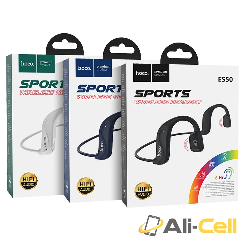Wireless headset “ES50 Rima” air conduction (Es50 Black) — 7