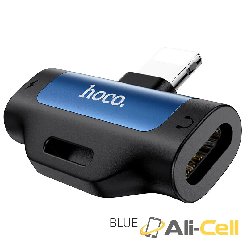 Adapter dual Lightning “LS31” audio converter (Ls31 Blue)