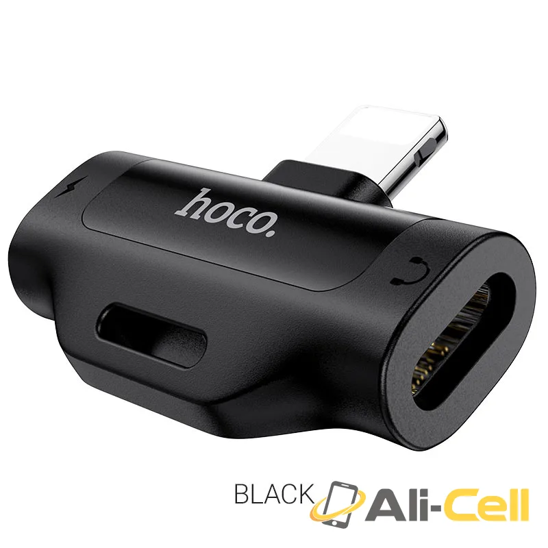 Adapter dual Lightning “LS31” audio converter (Ls31 Black)