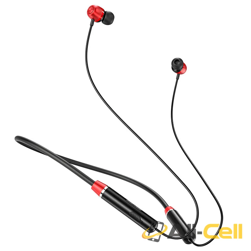 Wireless earphones “ES53 Coolway” sports headset (Es53 Red) — 2