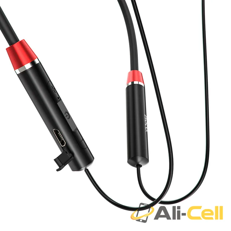 Wireless earphones “ES53 Coolway” sports headset (Es53 Red) — 4