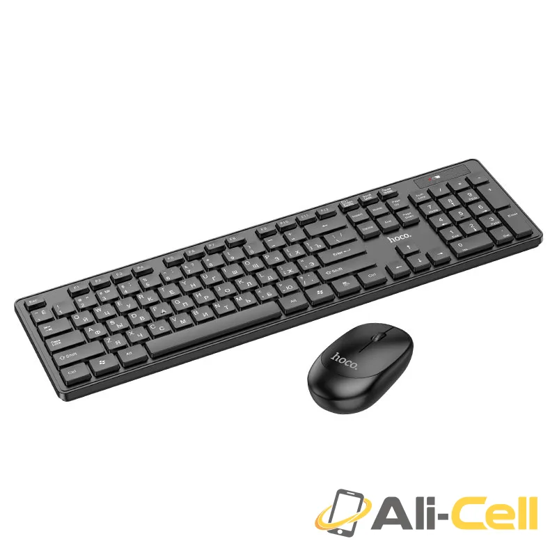 Keyboard + mouse set “GM17” wireless EN / RU (Gm17 Ru Black)