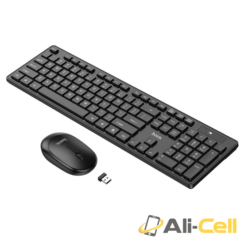 Keyboard + mouse set “GM17” wireless EN / RU (Gm17 En Black) — 2