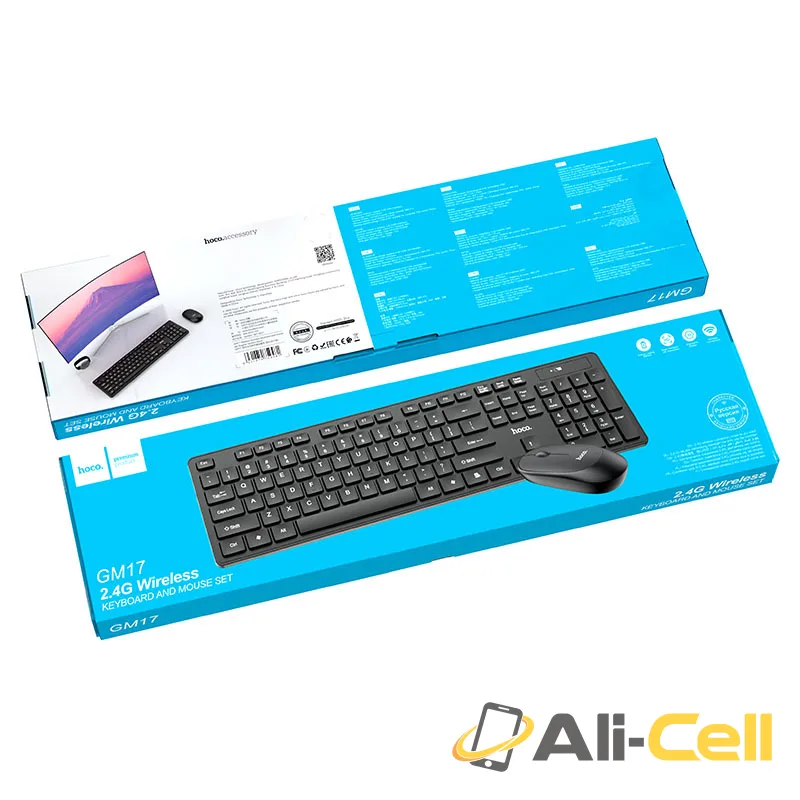 Keyboard + mouse set “GM17” wireless EN / RU (Gm17 En Black) — 7