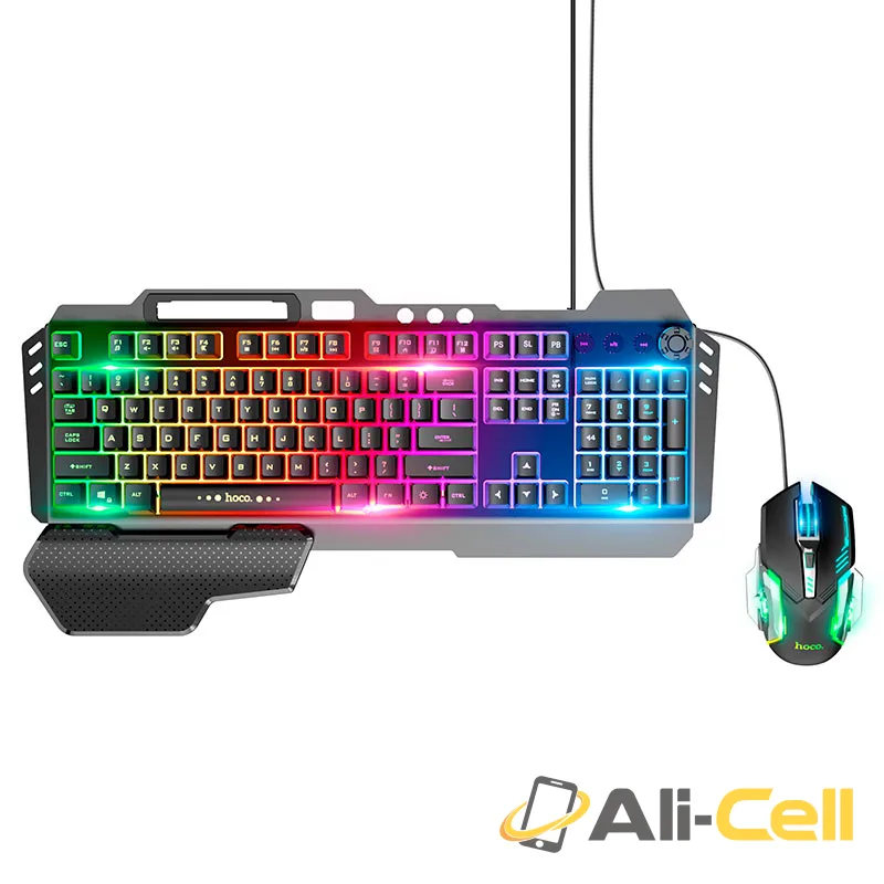 Keyboard + mouse set “GM12 Light and shadow” RGB EN / RU (Gm12 En Black)