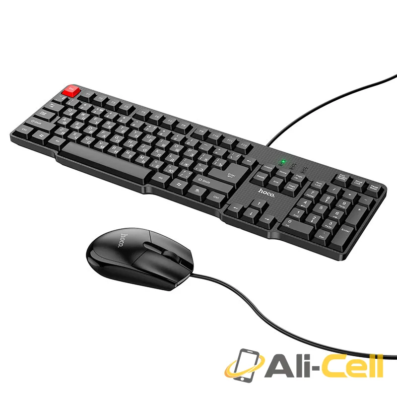 Keyboard + mouse set “GM16” EN / RU (Gm16 Ru Black)