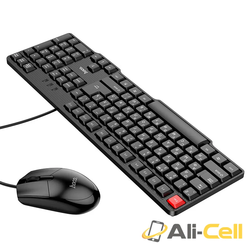 Keyboard + mouse set “GM16” EN / RU (Gm16 Ru Black) — 2