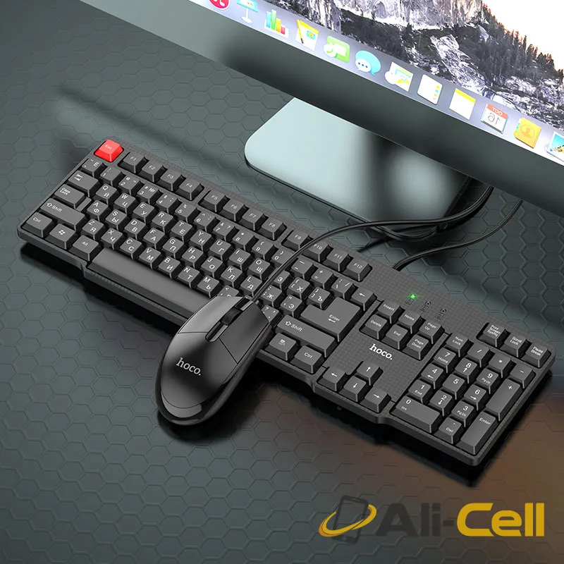 Keyboard + mouse set “GM16” EN / RU (Gm16 En Black) — 6