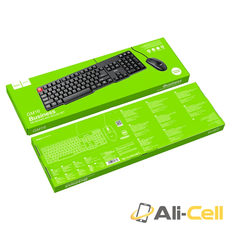 Keyboard + mouse set “GM16” EN / RU (Gm16 En Black) — 7