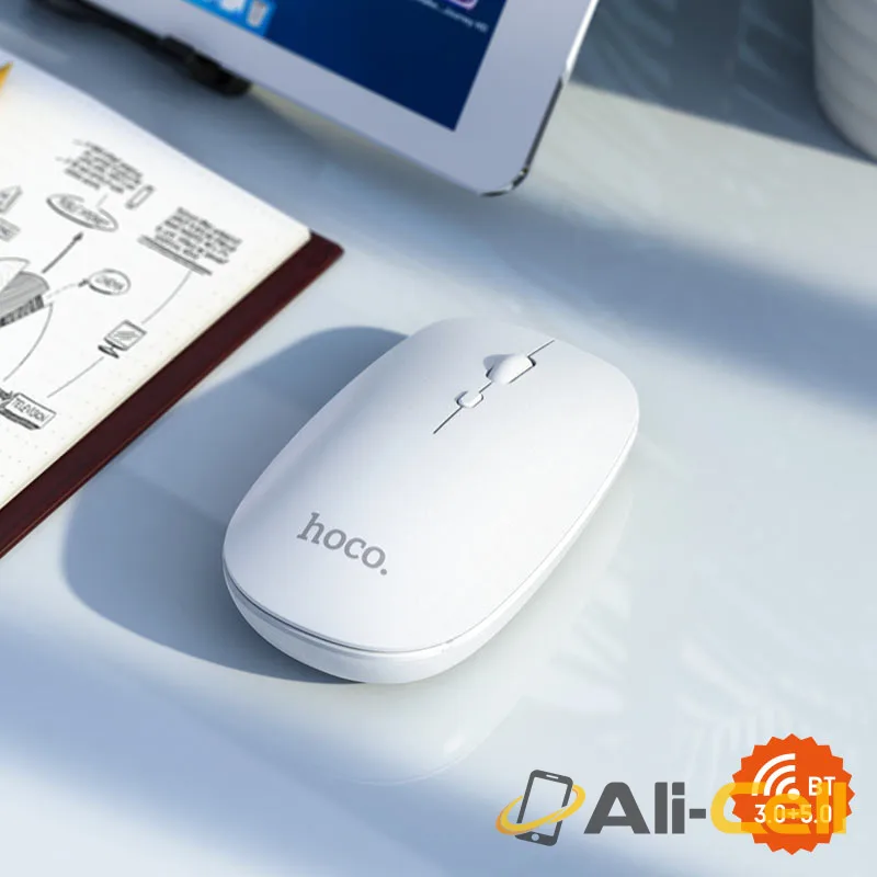 Wireless mouse “GM15 Art” 2.4G / BT (Gm15 White) — 5