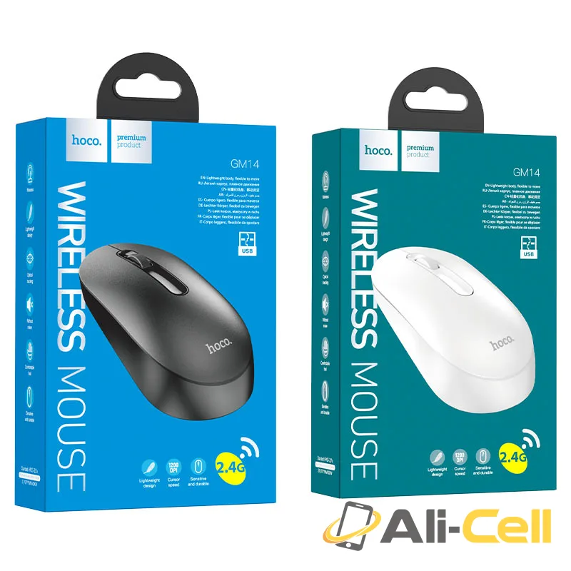 Wireless mouse “GM14 Platinum” 2.4G (Gm14 White) — 7