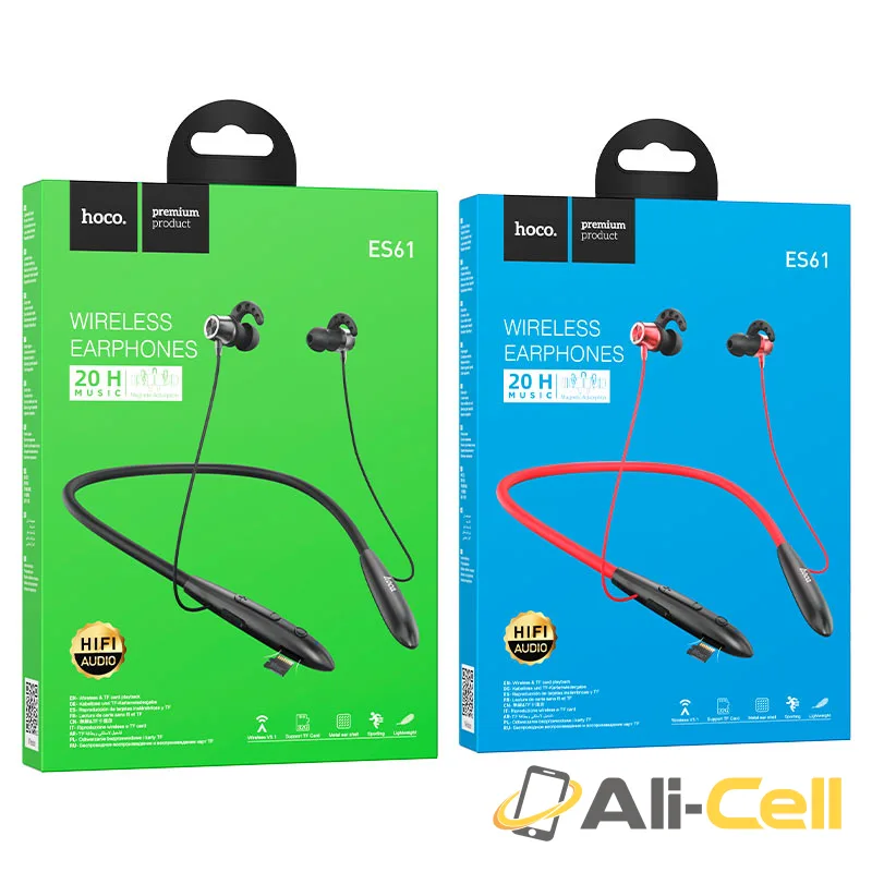 Wireless earphones “ES61 Manner” with mic (Es61 Black) — 7