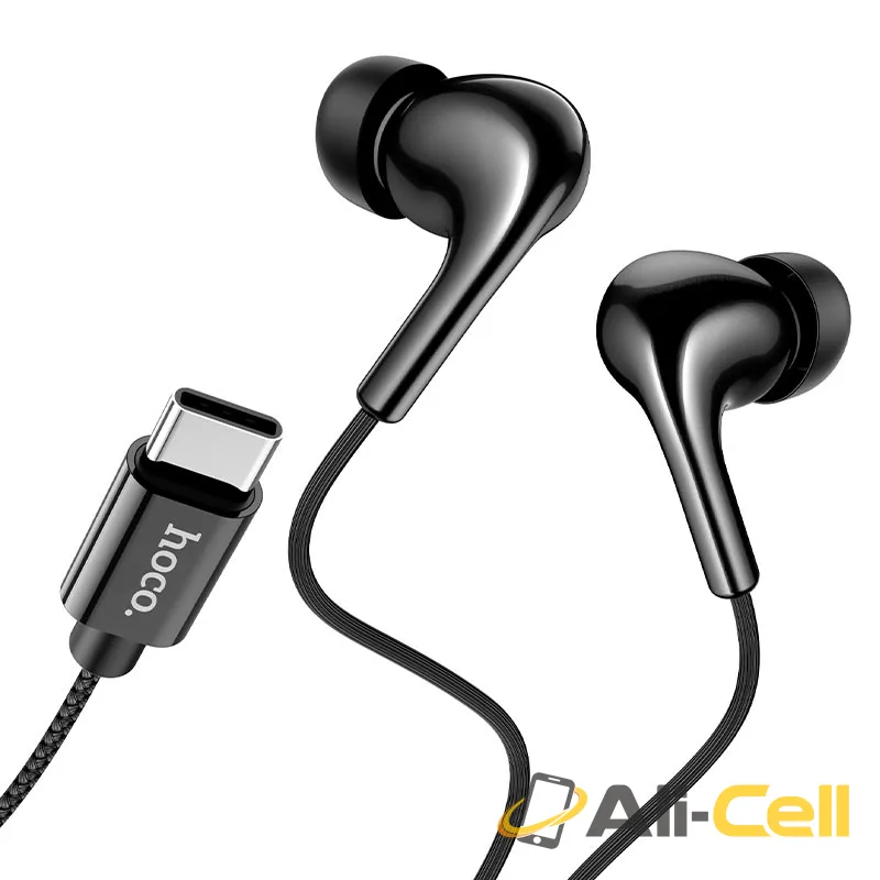 Wired earphones Type-C “M91 Shelly” with mic (M91 Ceramic White) — 2