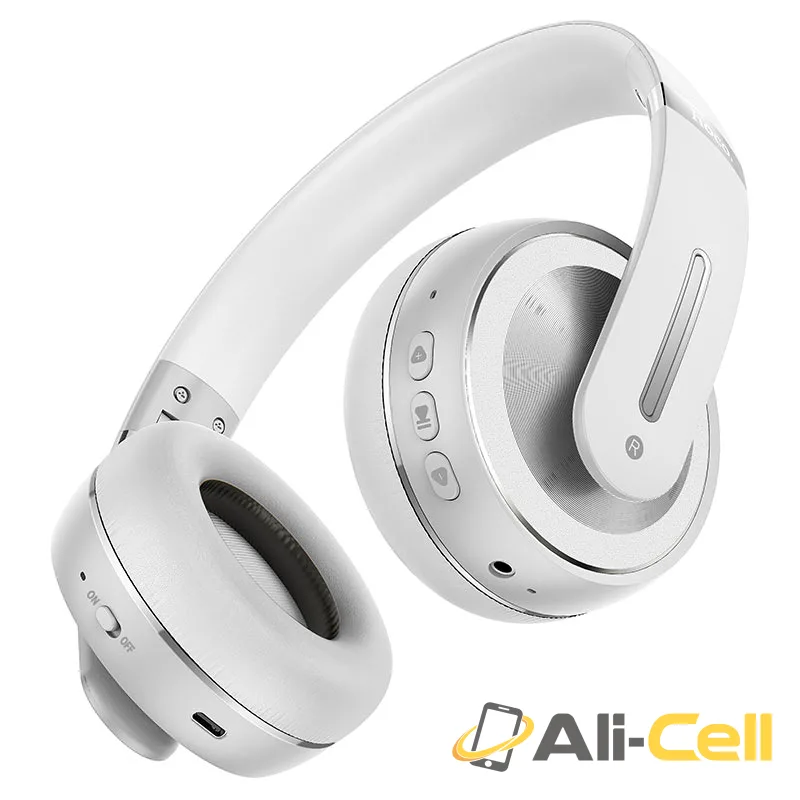 Headphones “W34 Charming” wireless wired (W34 Grey)