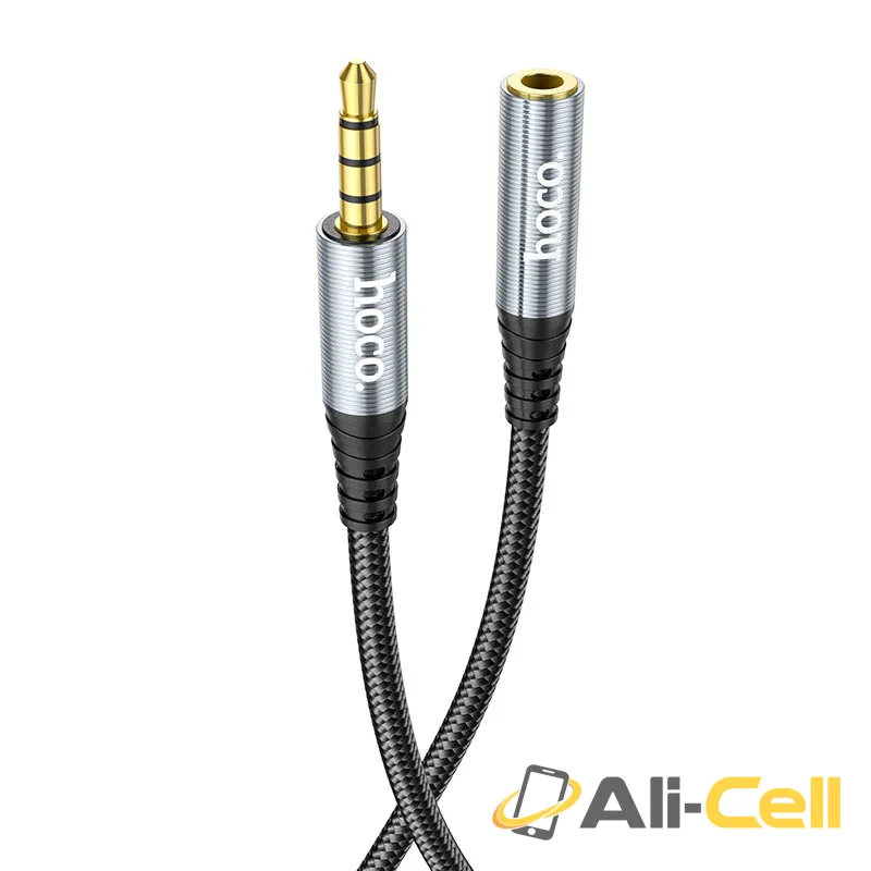 Audio extension cable 3.5mm male to female “UPA20” (Upa20 Metal Grey, 2m) — 4