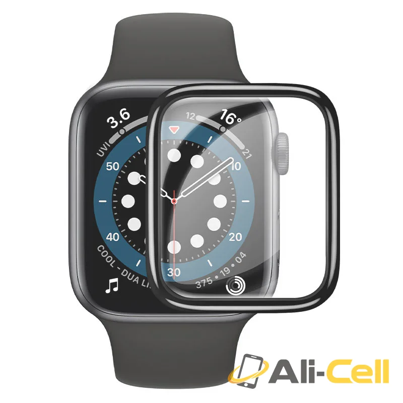 Screen protector for Apple Watch “A29” tempered glass (A29 Iw 4 5 6 Se Black, 4 5 6 Se 40mm)