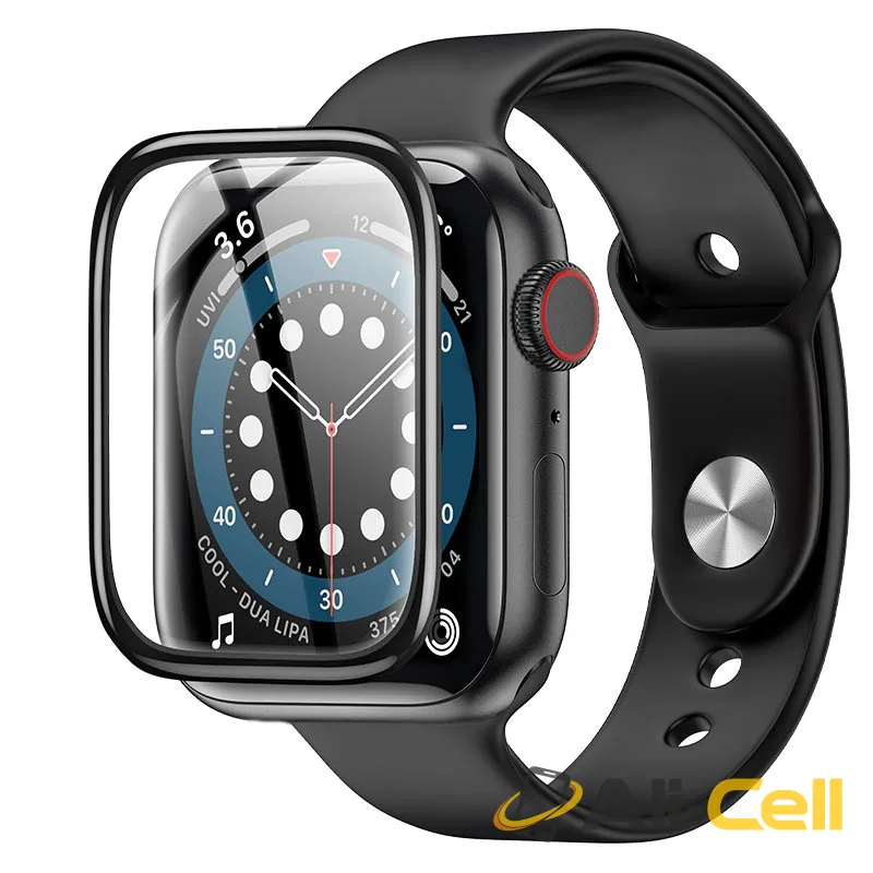 Screen protector for Apple Watch “A29” tempered glass (A29 Iw 4 5 6 Se Black, 4 5 6 Se 40mm) — 2