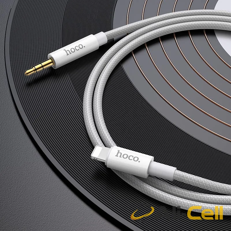 Cable Lightning male to 3.5mm male “UPA19” audio AUX (Upa19 Ltn 3 5 Silver, 1.0m) — 5