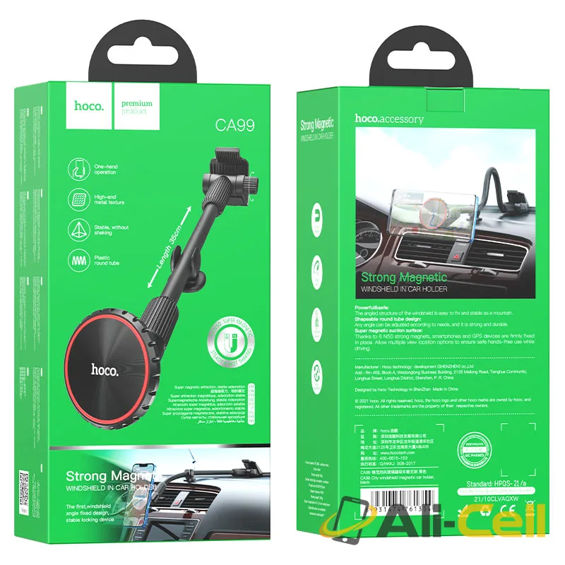 Car holder “CA99 City” magnetic for windshield (Ca99 Black) — 7