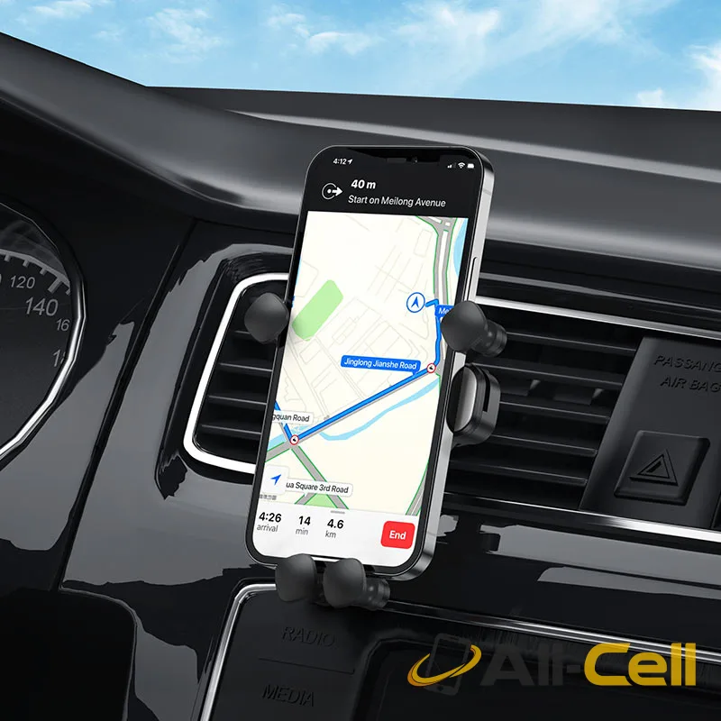 Car holder “CA102 Manner” for air outlet (Ca102 Black Silver) — 6