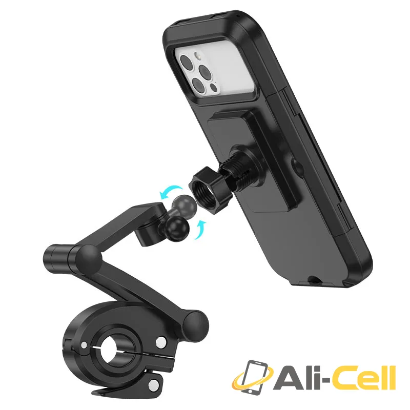 Bicycle motorcycle holder “CA101 Rider” waterproof (Ca101 Black) — 4
