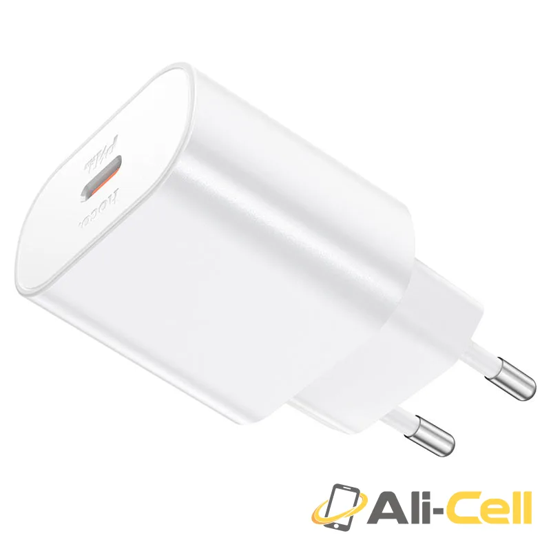 Wall charger “N22 Jetta” PD25W EU set with cable (N22 White, Single)