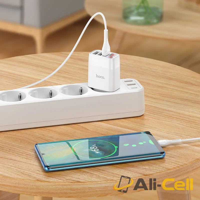 Wall charger “C93A Easy charge” EU set with cable (C93a White, Single) — 5