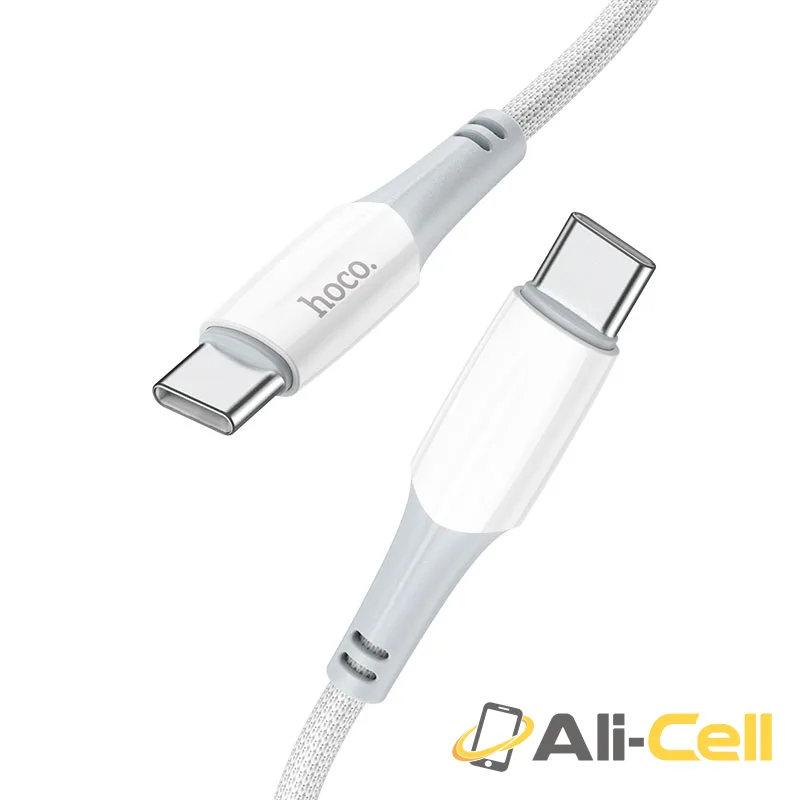 Cable Type-C to Type-C “X70 Ferry” 60W charging data sync (X70 60w Tc Tc White, 1.0m)