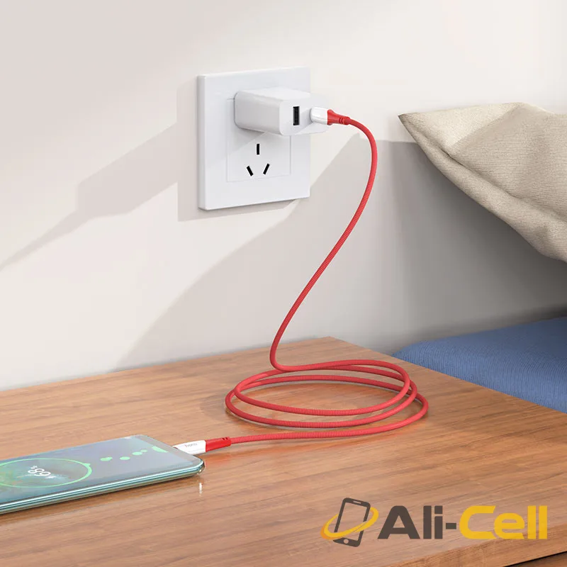Cable Type-C to Type-C “X70 Ferry” 60W charging data sync (X70 60w Tc Tc White, 1.0m) — 6