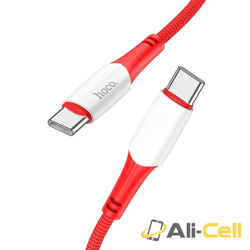 Cable Type-C to Type-C “X70 Ferry” 60W charging data sync (X70 60w Tc Tc Red, 1.0m)
