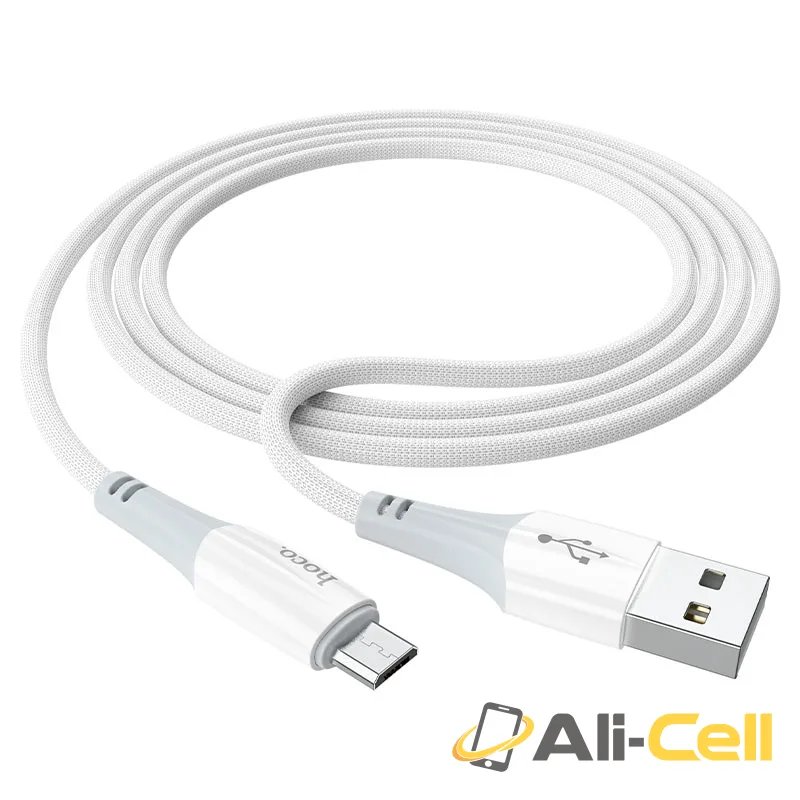 Cable USB to Micro-USB “X70 Ferry” charging data sync (X70 Micro Usb White, 1.0m) — 3