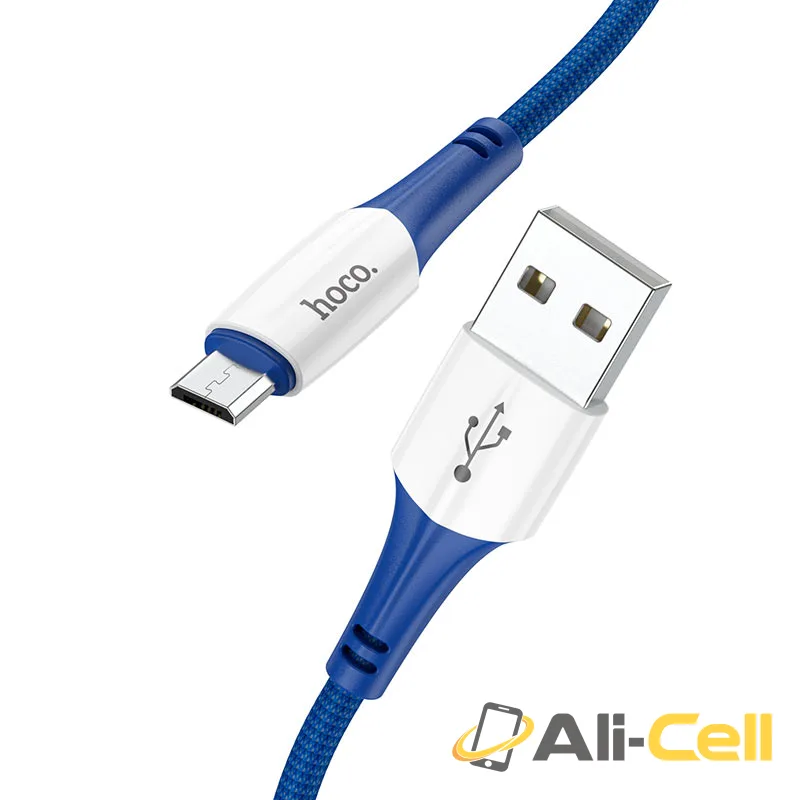 Cable USB to Micro-USB “X70 Ferry” charging data sync (X70 Micro Usb Blue, 1.0m)