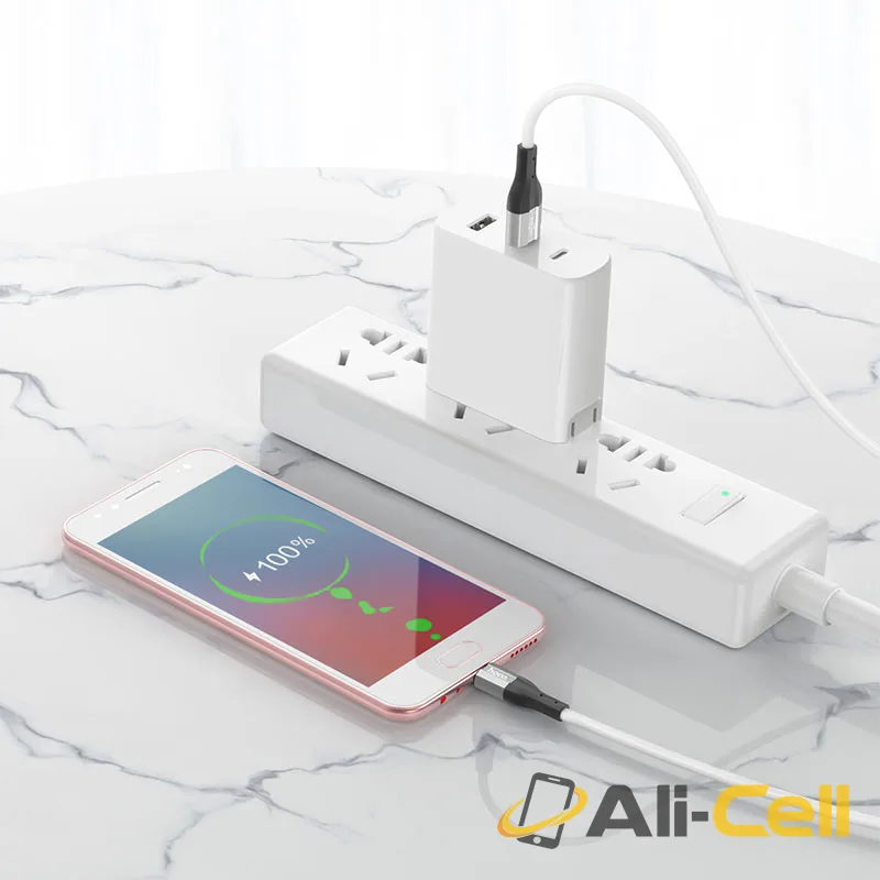 Cable USB to Micro-USB “X72 Creator” silicone charging data sync (X72 Micro Usb White, 1.0m) — 5