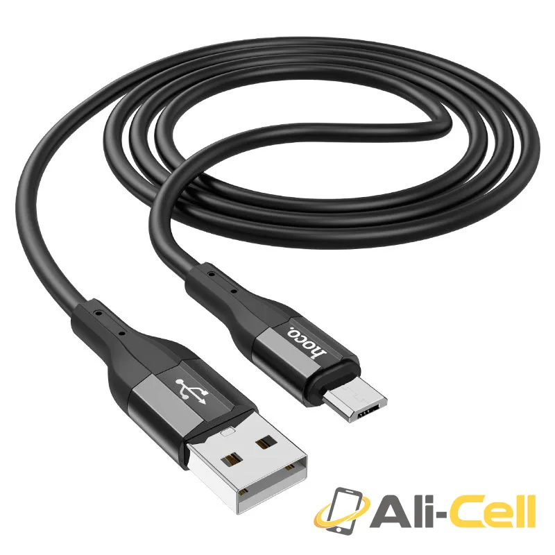 Cable USB to Micro-USB “X72 Creator” silicone charging data sync (X72 Micro Usb Black, 1.0m) — 3
