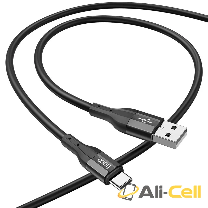 Cable USB to Type-C “X72 Creator” silicone charging data sync (X72 Tc White, 1.0m) — 2