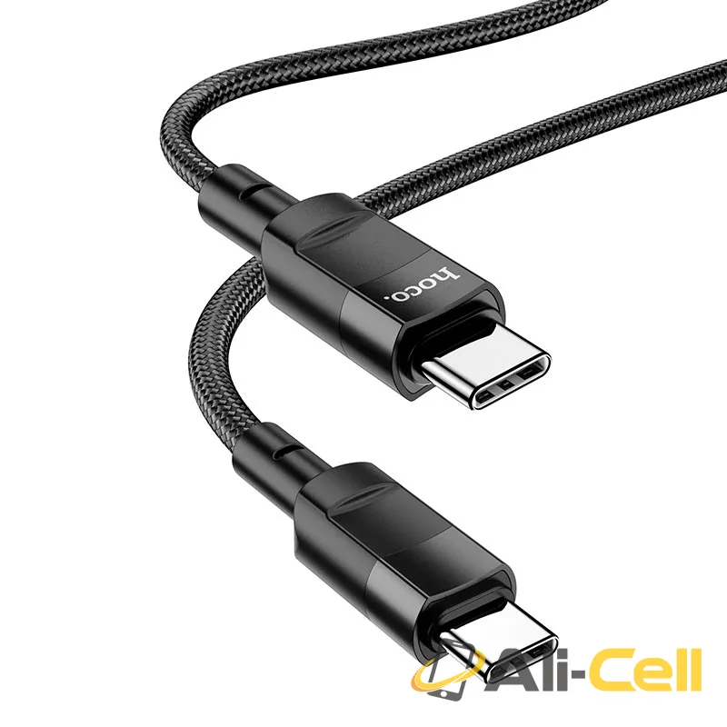 Cable Type-C to Type-C “U106 Moulder” 100W charging data sync (U106 100w Tc Tc Black, 1.2m) — 3