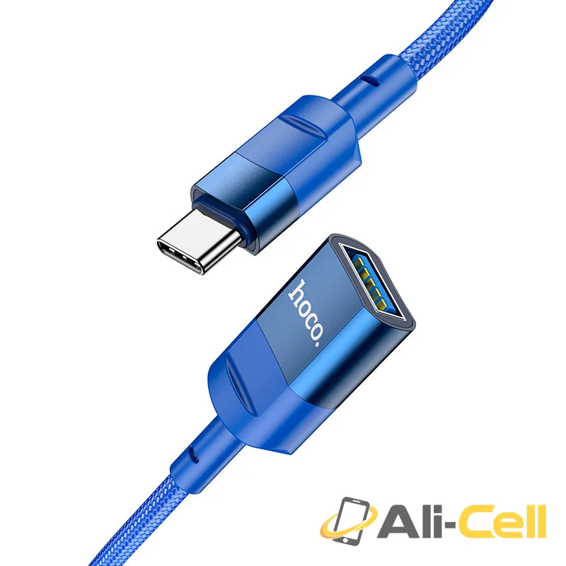 Extension cable Type-C male to USB female USB3.0 “U107” (U107 Tc Blue, 1.2m)